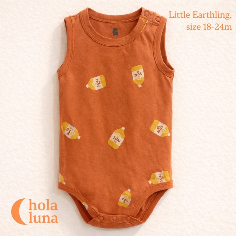 🐻 LITTLE EARTHLING SPF ONESIE